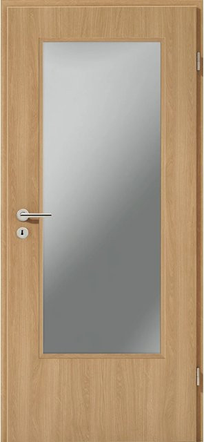 GetaDoor Zimmertür Dekor Eiche Hell Holznachbildung ohne Glas, modern, B: 86 cm, H: 198,5 cm - Bild 1
