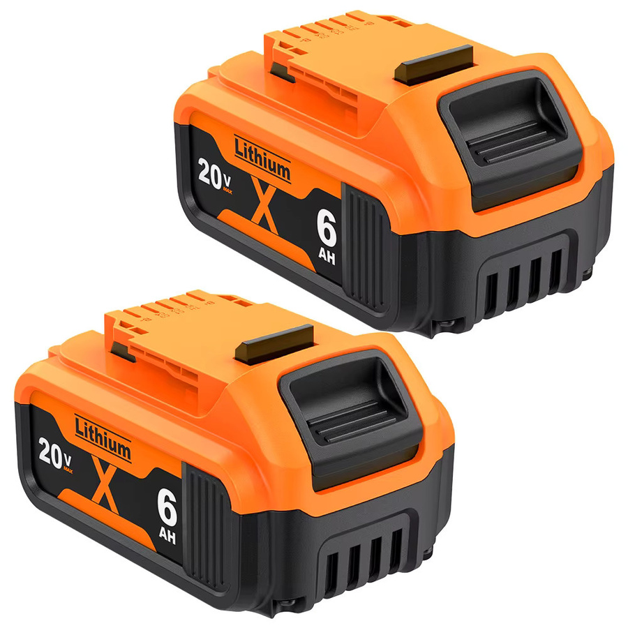 Dewalt Ersatzakku Lithium-Ionen-Batterie 18/20V 6000mAh in Orange für DCB200 DCB120 DCB181 DCB182 DCB201 DCB609 - Bild 5