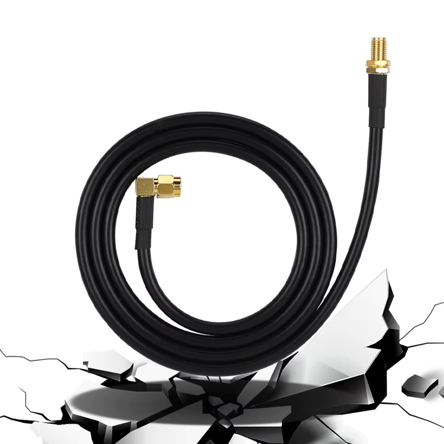 YOUTHINK SMA-Buchse auf SMA-Stecker Antennenadapter Koaxial-Verlängerungskabel in Schwarz für Baofeng UV-5R UV-82 UV-9R Plus Walkie-Talkie - Bild 4