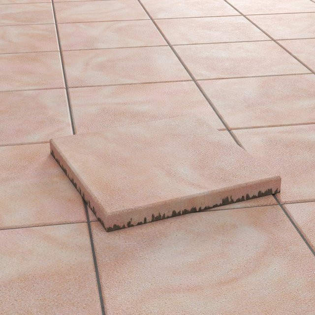 Mr. GARDENER Terrassenplatte Avola aus Beton in Gelb mit gefasten Kanten - Bild 1