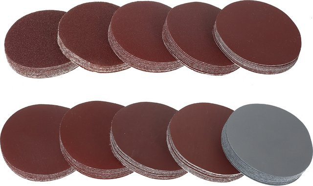 100 Stück Schleifscheiben Set 3 Zoll rund für Metall und Holz zum Polieren - Bild 1