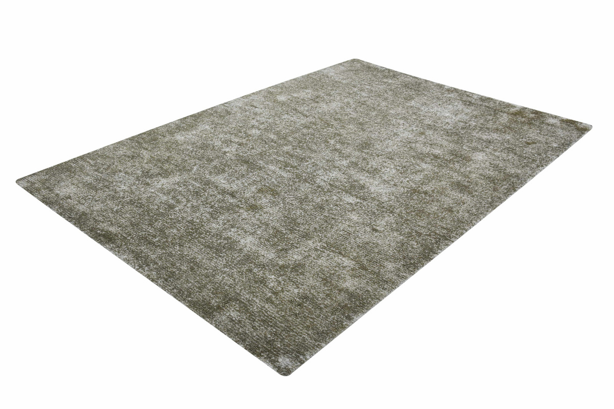 Kayoom Kurzflorteppich Etna 110 in Silber und Oliv, B/H/L: 80 x 0,9 x 150 cm - Bild 1