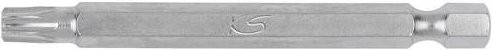 KS Tools TX-Bit TB 15 mit 1/4 Zoll Antrieb und 75 mm Länge in Silber - Bild 1