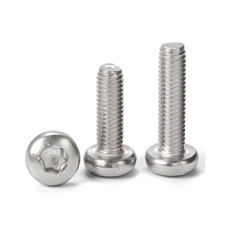 TINGGOO Sechslappen-Rundkopfschraube aus Edelstahl A2-70 in Silber, Torx-Pfanne, GB2672 - Bild 2