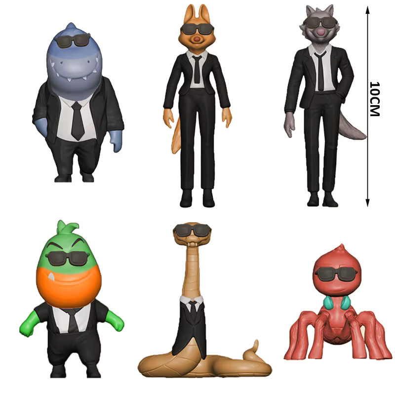 Bandai The Bad Guys, Anime-Puppenmodelle, Kunststoff - Bild 2