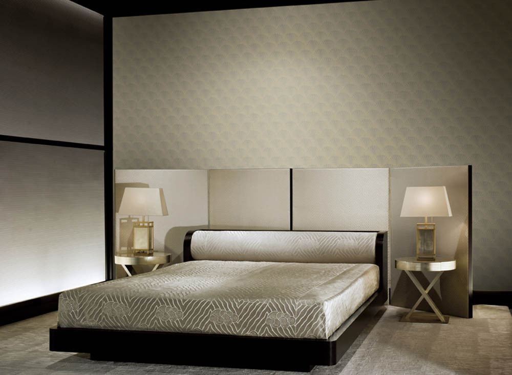 Armani Casa Tapete Oberon in Grün und Beige mit abstraktem Design - Bild 1