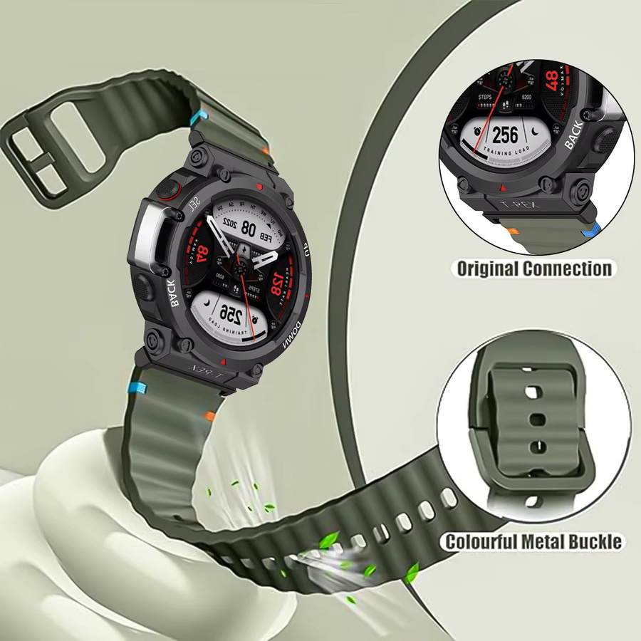 FancyWrist Uhrenarmband Silikon, Schwarz, Unisex - Bild 4