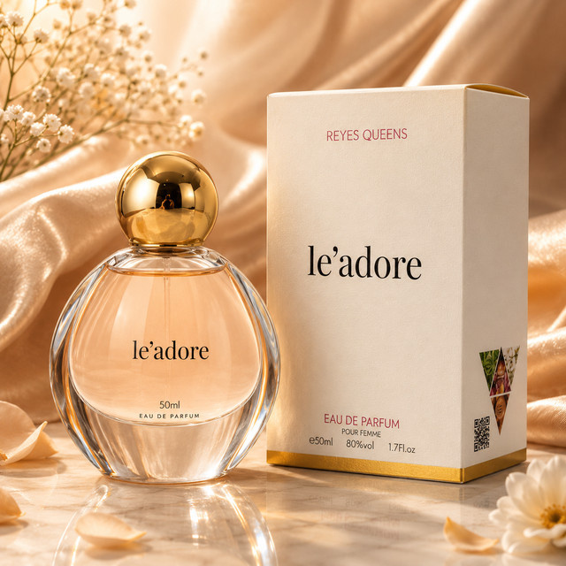 Reyes Queens Le'Adore Damen Parfum, 50 ml, Blumig, Vanille - Bild 1