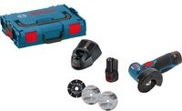 Bosch Professional Akku-Winkelschleifer GWS 12V-76 in Blau/Schwarz mit 2 Akkus und Ladegerät - Bild 3