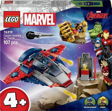 LEGO Marvel Super Heroes Captain America vs. Thanos Konstruktionsspielzeug