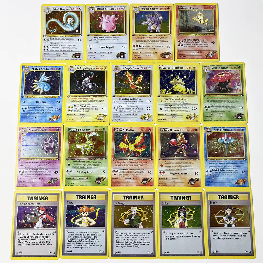 Keeppley Pokémon Proxy-Spielkarten Set, 55-teiliges Set, Bunt / Mehrfarbig - Bild 2
