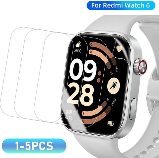 RMUTANE Displayschutzfolie für Redmi Watch 6, transparent, Unisex - Bild 1