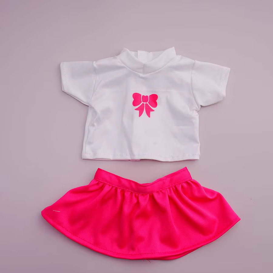 18-Zoll-Puppenkleidung für Mädchen, Puppenjacke, kurzer Rock, vierteiliges Set, Puppenzubehör - Bild 4