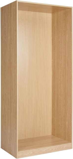 Based Kleiderschrankkorpus in Eichefarben, B/T/H: 91,1 x 56,6 x 210 cm - Bild 1