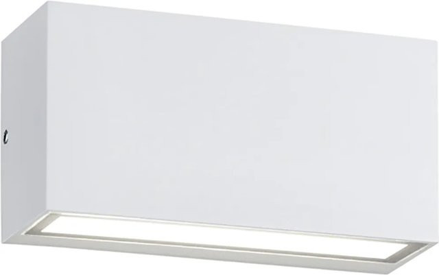 Trio LED-Wandleuchte Trent Up-Down Außenleuchte Weiß matt B/H/T: 5,0 x 14,0 x 7,0 cm - Bild 1