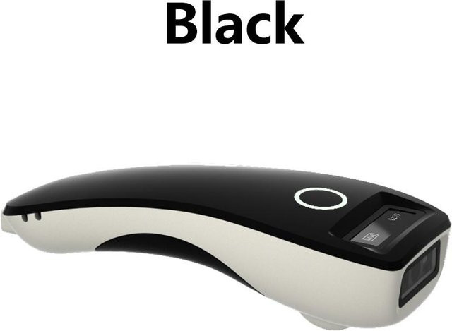 Ruidida Mini Bluetooth Barcode-Scanner Tragbarer Wireless 1D 2D QR-Code-Leser in Schwarz - Bild 1