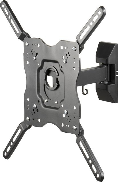 Vivanco TV Wandhalterung schwarz, beweglich, neig- und schwenkbar für Bildschirme bis 55 Zoll, VESA 100 x 100 mm - Bild 1