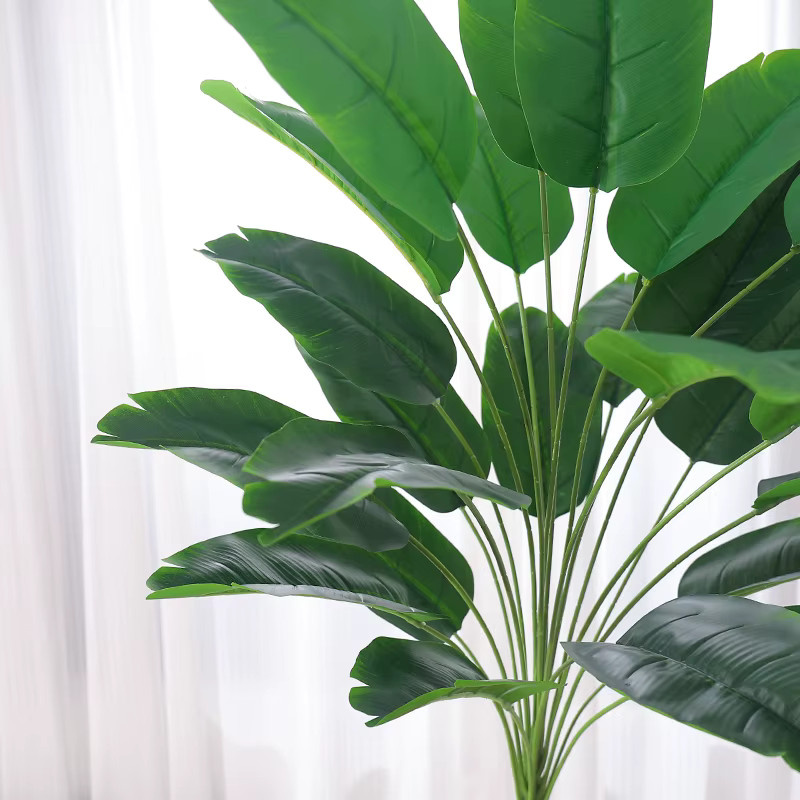Kahaul Künstliche Tropische Palme als Dekoration aus Kunststoff in Grün - Bild 2