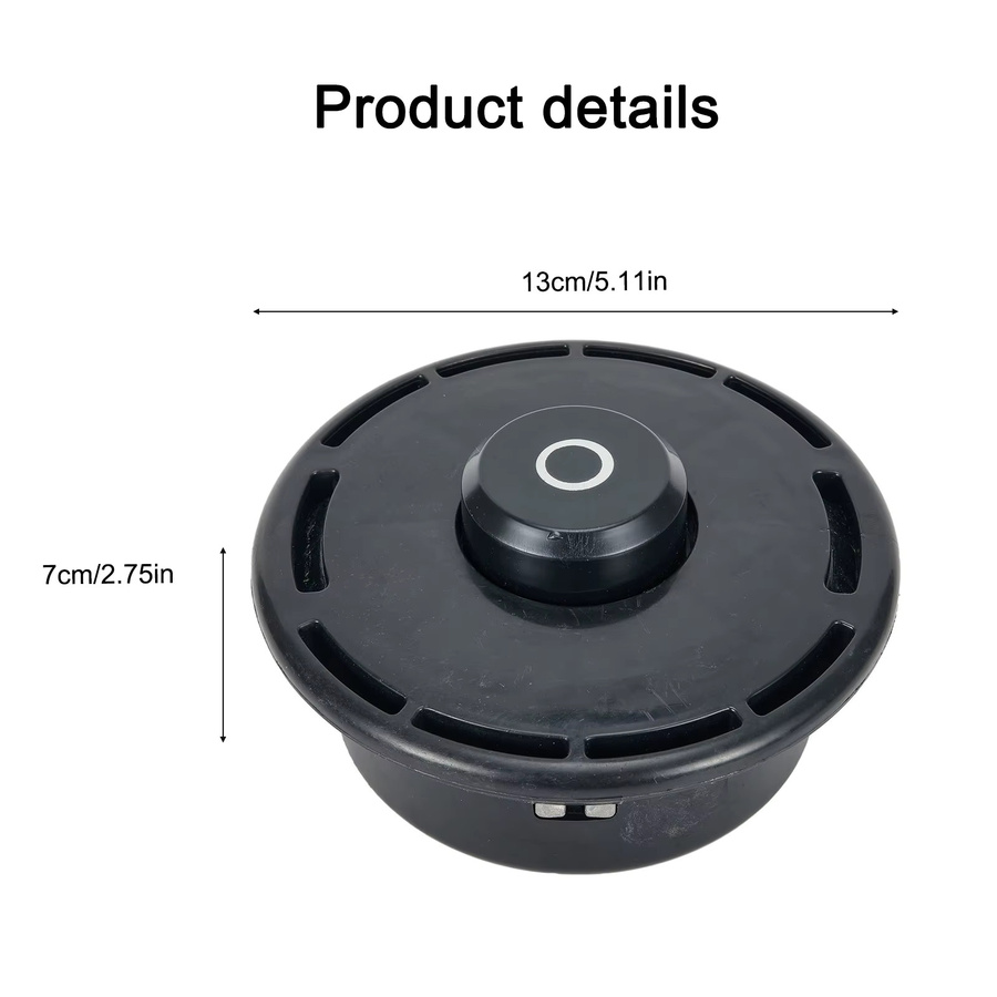 VIBRATITE Kunststoff-Trimmerkopf mit Bump-Feed-Funktion in Schwarz für Honda GX22 GX25 GX31 GX35 Trimmer und Freischneider-Modelle UMK425 UMK431 UMK435 UMC425 - Bild 2