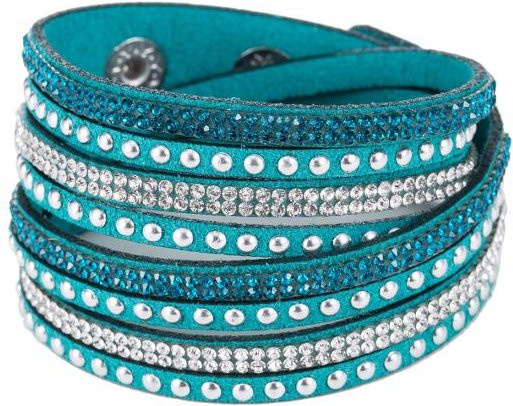 lipeiyinb Damen-Armband, Kunstleder, Schwarz, Kristall - Bild 1