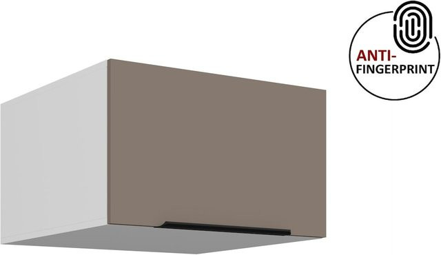 Küchen Aufsatzschrank ARIA Sandgrau matt mit Anti-Fingerprint-Beschichtung, Breite: 60 cm - Bild 1