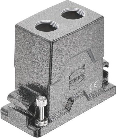 HARTING Tüllengehäuse aus Edelstahl in Grau, Artikelnummer 19 40 510 0421 - Bild 1