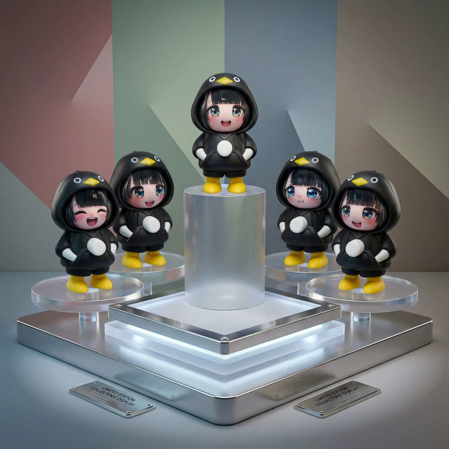 Bandai Gugu Gaga Drückpuppen, Anime-Schlüsselanhänger, Tiere - Bild 4