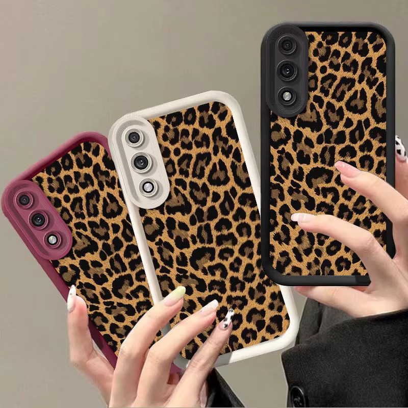 Stoßfeste Silikonhülle für OnePlus Nord 5 CE5 5G mit Leopardenmuster in Multicolour - Bild 2