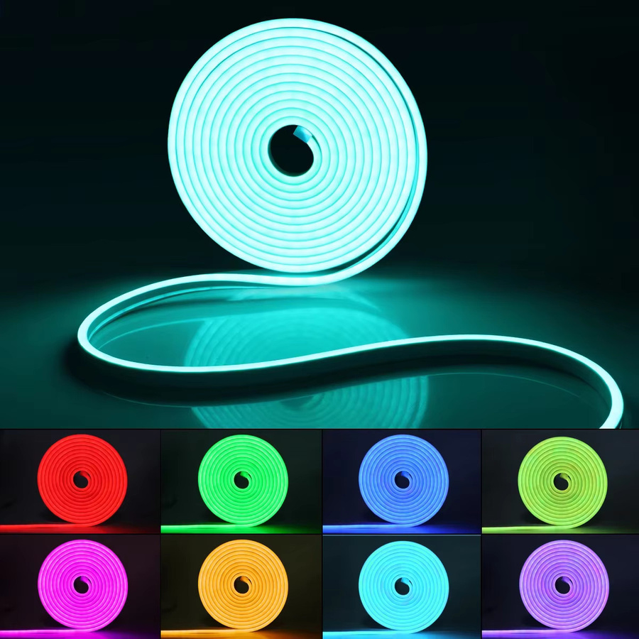 Acosh Neon RGB LED Seillichter mit USB-Anschluss und 3-Tasten-Controller, 5m, Multicolour - Bild 4