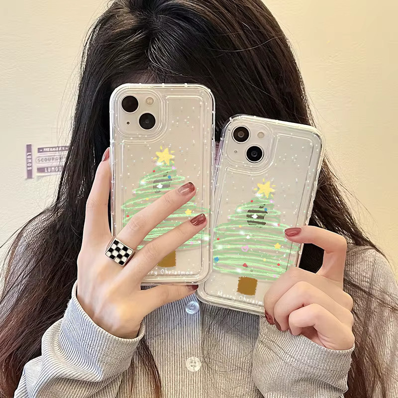 Caynes Shockproof Silikon Handyhülle für iPhone 11 bis iPhone 17 Pro Max, Transparent - Bild 2