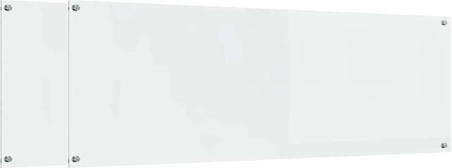 vidaXL Küchenrückwand aus gehärtetem Glas, 2 Stück, transparent, B: 120 cm, H: 40 cm - Bild 1