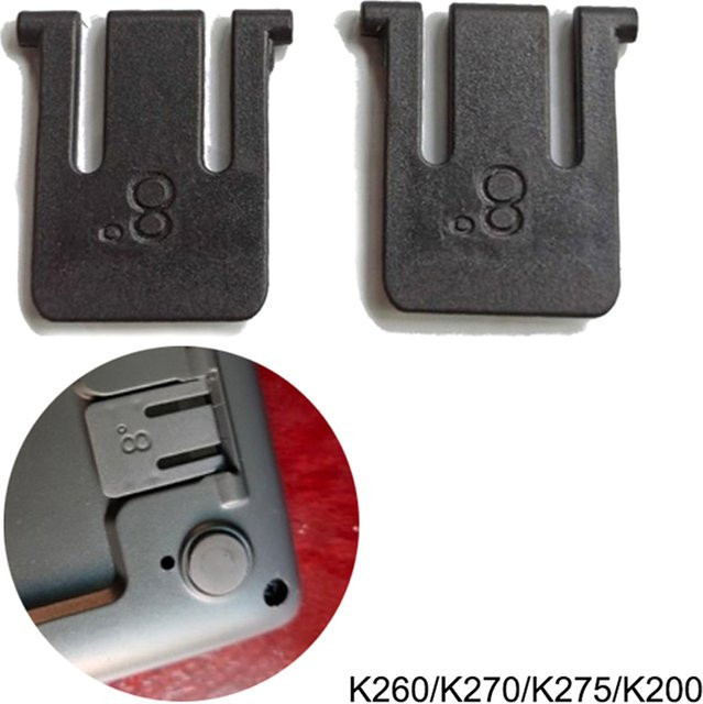 SAFENH Tastatur Halterung Beine in Schwarz für K260 K270 K275 K200 als Ersatzteil Set mit 2 Stück - Bild 1