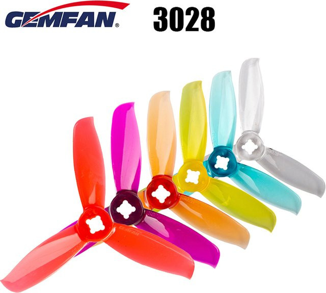GEMFAN Windancer 3028 3 Zoll 3-Blatt Propeller, 2 Paar - Bild 1