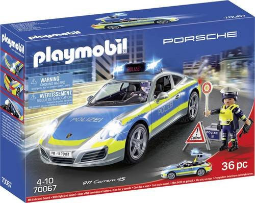 Playmobil Porsche 911 Carrera 4S Polizei Set 70067