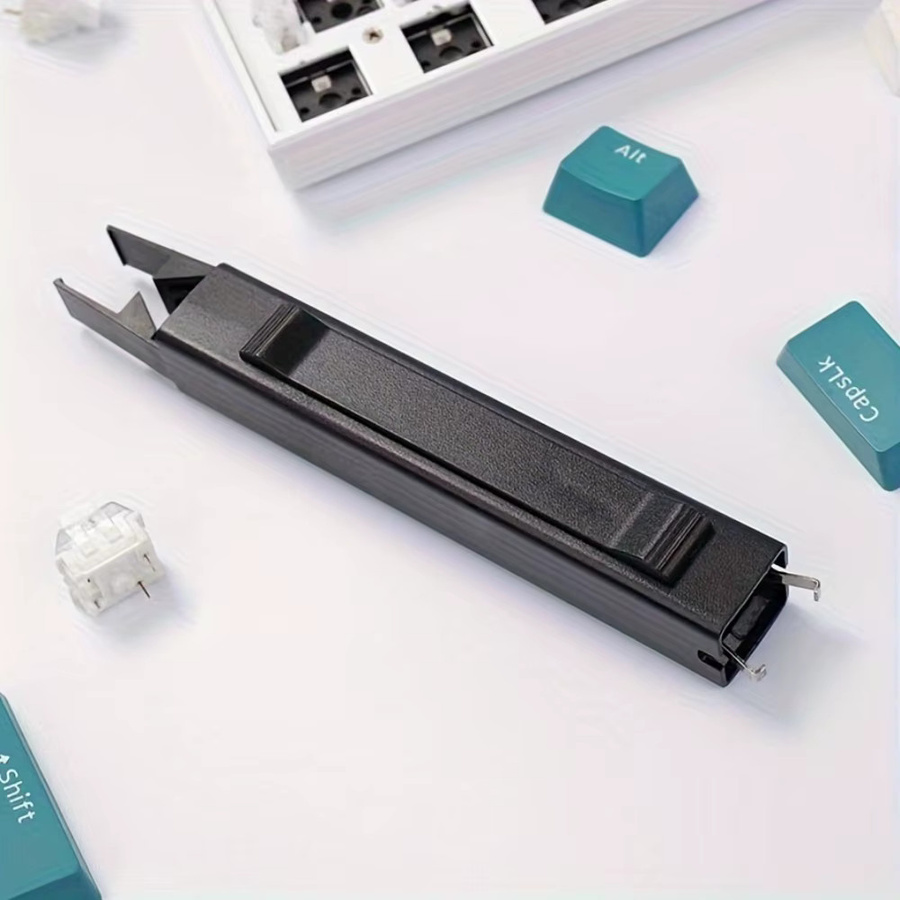 2-in-1 Schalter- und Tastenkappen-Abzieher für mechanische Gaming-Tastaturen in Schwarz - Bild 3