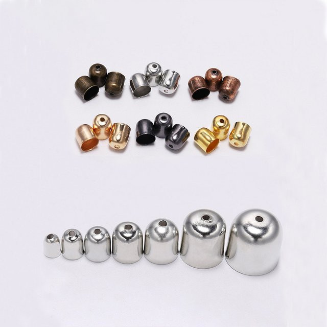 St.kunkka Crimp-End Kappen für Leder Schnüre, 4-12mm, Unisex - Bild 1
