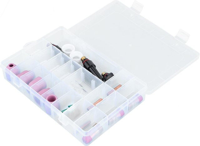 Kkmoon 31-teiliges Keramik Schweißdüse Set für WP-17 18 26 Brenner mit Gaslinse und Schweißspitze in Multicolour - Bild 1