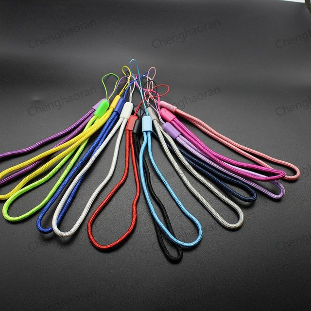 ChengHaoRan USB-Schlüssel Lanyard im Retro-Design für Handys und Spielekonsolen, blau/mehrfarbig - Bild 1