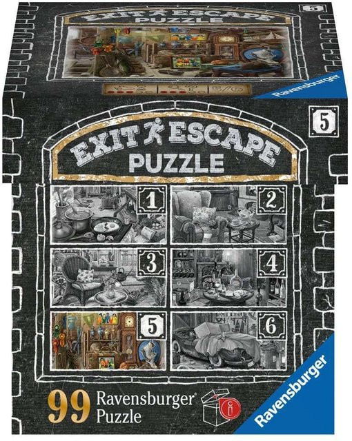 Ravensburger EXIT Im Gutshaus Dachboden, Puzzle, 99 Teile, ab 12 Jahre - Bild 1