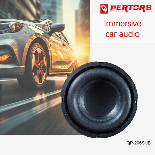 Q-PERTORS 6,5-Zoll Hochleistungs-Subwoofer für Automobile in Schwarz, 4-Ohm-Bass-Lautsprecher - Bild 1