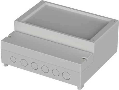 Bopla REGLOCARD RCP 200 F Wand-Gehäuse aus ABS in Hellgrau, B/H/T: 21,3 x 18,5 x 8,4 cm - Bild 1