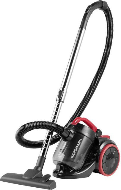 Bergmann Bt002O Beutelloser Zyklon-Staubsauger in Schwarz mit 3L Behälter, 3500 W und Hepa-Filter - Bild 1
