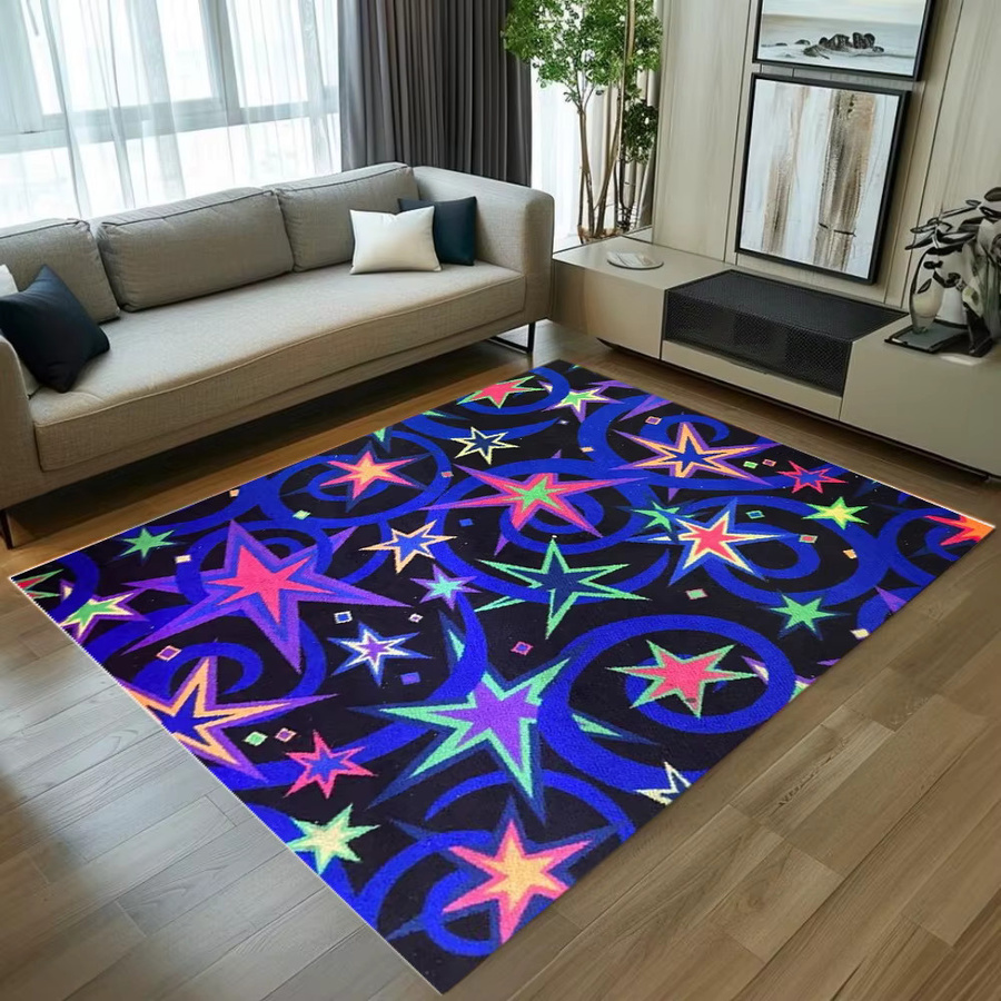 Arcade Stars Retro-Teppich für das Kinderzimmer, waschbarer und rutschfester Gamer-Teppich in Multicolour, B/T: 80 x 50 cm - Bild 2