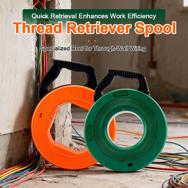 Elektrisches Fischband von tungfull aus Stahl für schwere Kabelzieharbeiten, Länge: 30 m, Breite: 0,6 cm - Bild 1