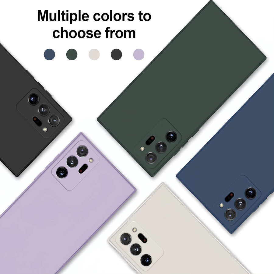 Stoßfeste Silikon Handyhülle für Samsung Galaxy Note 20 Ultra, Note 20 und Note 10+ in Rot - Bild 3