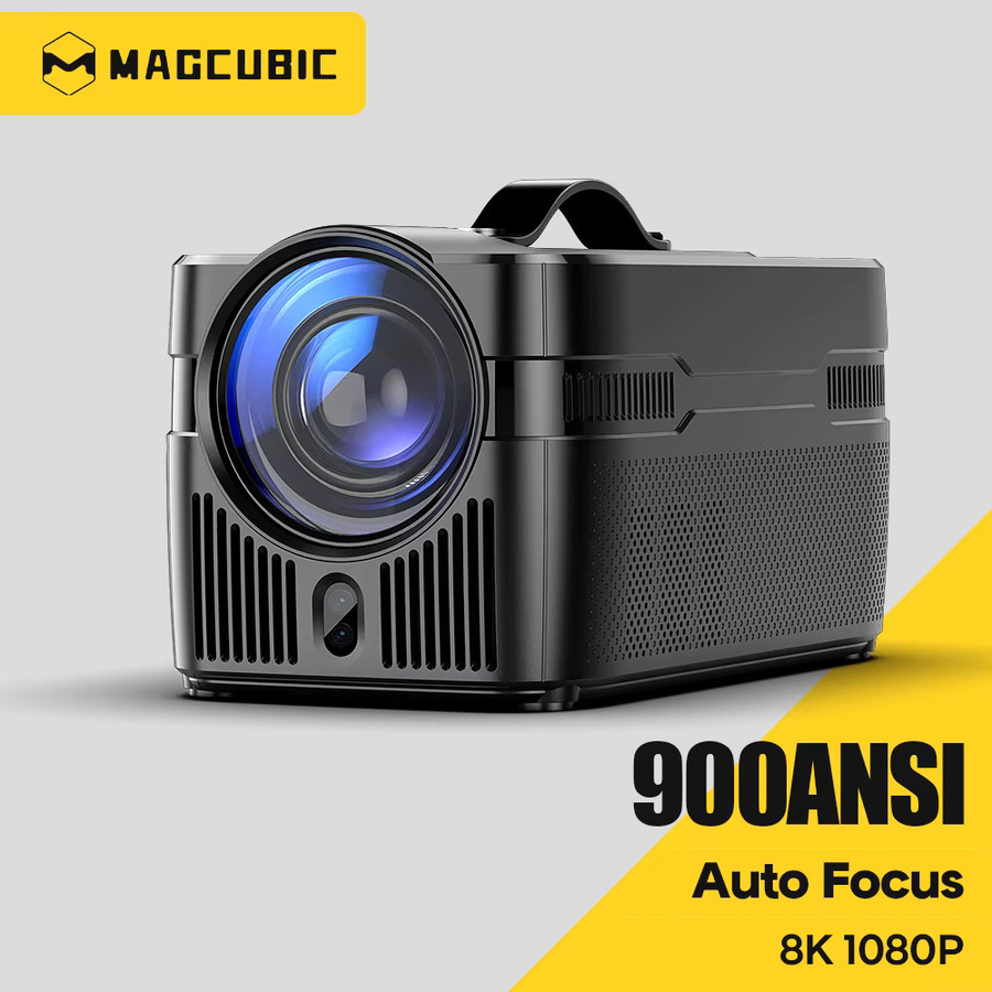 Magcubic HY450 Ultra-Kurzdistanz-Projektor in Schwarz mit Auto-Fokus, 900 ANSI, 1080P, 8K Unterstützung, WiFi6 und Bluetooth 5.4 - Bild 2