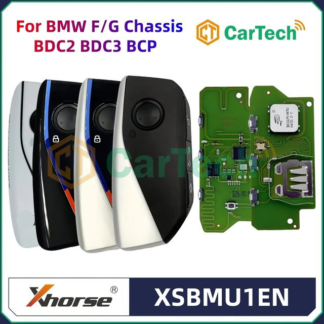 Xhorse XSBMU1EN XM38 Smart Key PCB für BMW BDC2 BDC3 BCP Systeme inklusive Key Shell - Bild 1