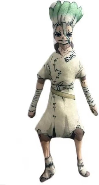 Yiran toy Dr. Stone Ishigami Senkuu Cosplay Plüsch Baumwollpuppe, ab 14 Jahren - Bild 1