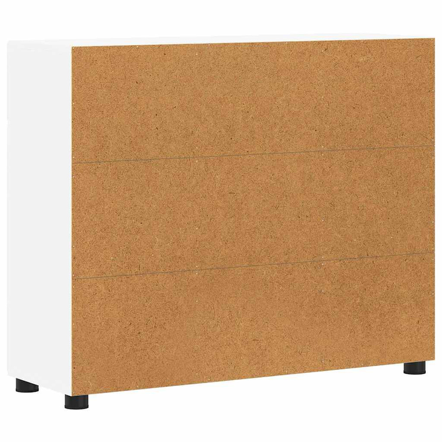 vidaXL Sideboard FLORIN mit Tür in Weiß, modern, B/T/H: 88,5 x 30,5 x 73 cm - Bild 2