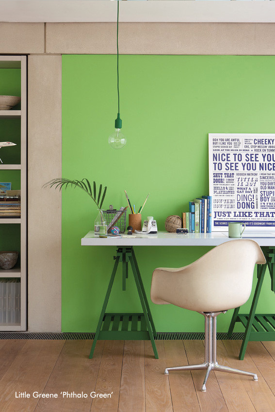 Little Greene Absolute Matt Emulsion Wandfarbe Phthalo Green 199 Wasserbasierte Dispersion 2,5 l - Bild 2